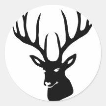 Hirsch Geweih Hirschgeweih Wild Elch Reh Stag Deer Aufkleber
