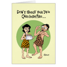 His 34th Birthday Card