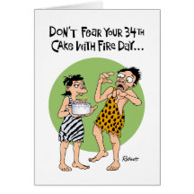 His 34th Birthday Greeting Cards