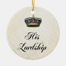 His Lordship Christmas Ornaments