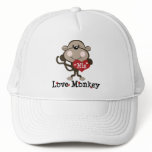His Love Monkey Cute Couples Valentine Hat