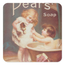 'His Turn Next', from the Pears Annual Square Stickers