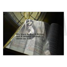 His Word Card