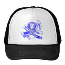 Histiocytosis Fight Like a Girl Flourish Trucker Hat
