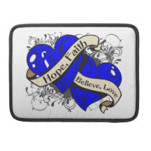 Histiocytosis Hope Faith Dual Hearts Sleeves For MacBooks