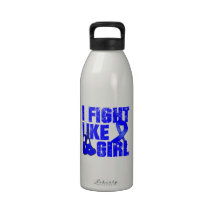 Histiocytosis I Fight Like a Girl (Grunge) Drinking Bottles