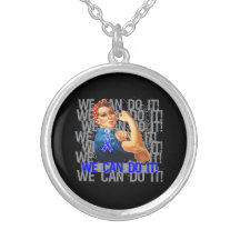 Histiocytosis Rosie WE CAN DO IT Custom Necklace