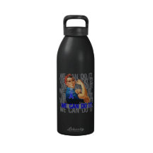 Histiocytosis Rosie WE CAN DO IT Water Bottle