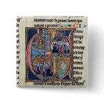 Historiated initial 'C' depicting Conrad III buttons