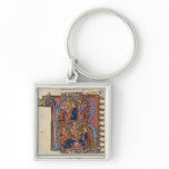Historiated initial 'R' depicting the Sultan keychains