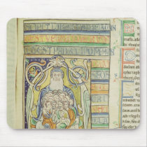 Historiated letter 'A' depicting generations