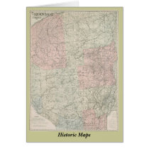 Historic 1912 Stoddard Map of The Adirondacks Cards