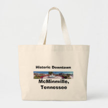 Historic Downtown, McMinnville, Tennessee Tote Bags