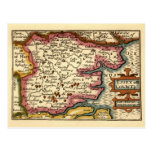 Historic Essex County Map, England Post Card