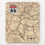 Historic Highway Road Sign mousepads