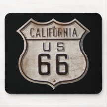 Historic Highway Road Sign Mousepad