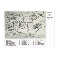 Historic Inns in  the Weald of Kent Postcard