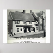 Historic Inns of Kent, The British Lion Print