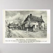 Historic inns, the Phoenix Inn, Wateringbury Poster