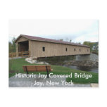 Historic Jay Covered Bridge Postcard