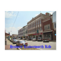 Historic Leavenworth KS - Postcard