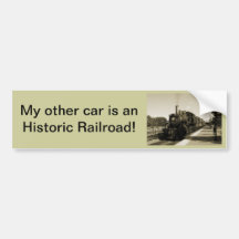 Historic Railroad Bumper Stickers