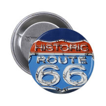 Historic Route 66 Button