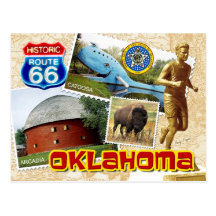 Historic Route 66, Oklahoma Postcard