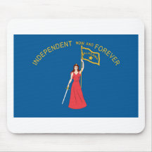Historical Alabama Flag (1861-1861) Mouse Pads