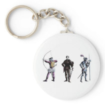Historical Britain England 15th Century Knights Key Chains
