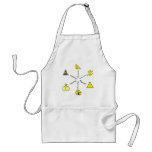 historical happy faces aprons