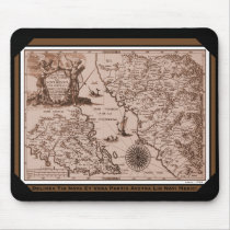 Historical Map Mexico California 1702  mousepad
