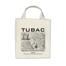 Historical Map Mexico California 1702  organic bag