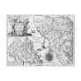Historical Map Mexico California 1702 Postcard