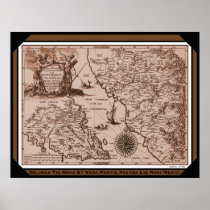 Historical Map Mexico California 1702 poster/print