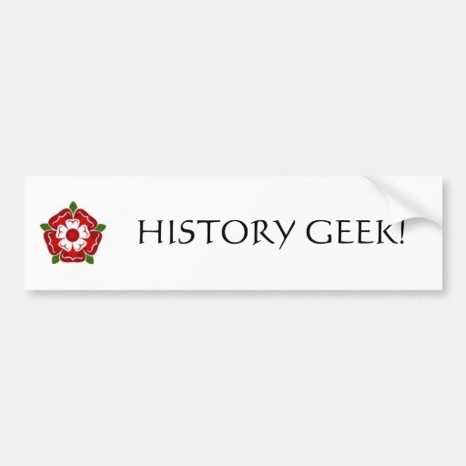 History Geek Bumper Sticker Zazzle