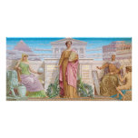 History mosaic by Frederick Dielman. photo cards