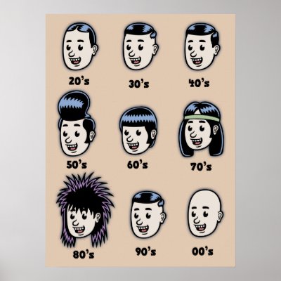 cartoon mens hair