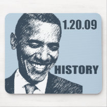 HISTORY - President Obama Inauguration Mouse Pads
