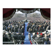 HISTORY: President Obama's Inauguration Speech Post Cards