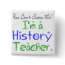 History Teacher Button
