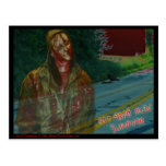HIT AND RUN SURVIVOR postcard