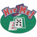 Hit Me Cards embroidered shirts