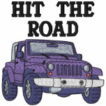 Hit The Road Auto Embroidered Shirt embroidered shirts