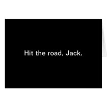 Hit The Road, Jack-2 Card
