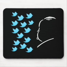 Hitch and Tweets Alfombrillas De Ratón
