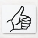 hitch-hike icon mousepads