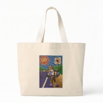Hitchiking Hobo Canvas Bag