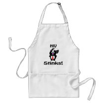 HIV Stinks Skunk Awareness Design Apron