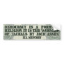 HL Mencken on Democracy Bumper Stickers